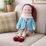 Handmade Cotton Waldorf Doll – Soft Doll for Play