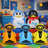 Line Tracing Robot – Creative Drawing Toy with Free Markers