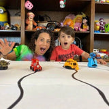 Line Following Robot, Vehicle with Drawn Path