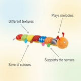 Musical Sensory Caterpillar – Plush Toy for Babies