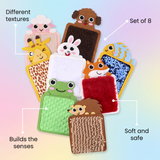 Sensory Touch Pads with Animals – Set of 8 Pieces