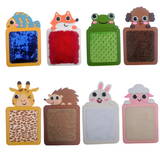 Sensory Touch Pads with Animals – Set of 8 Pieces
