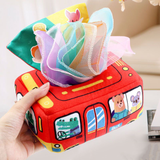 Montessori Sensory Box with Tissues – Toy for Babies