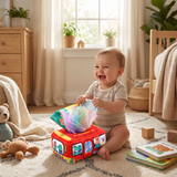 Montessori Sensory Box with Tissues – Toy for Babies