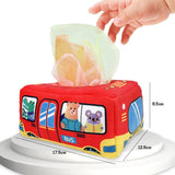Montessori Sensory Box with Tissues – Toy for Babies