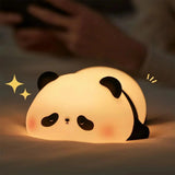Silicone Night Light, Rechargeable Soft Light Lamp