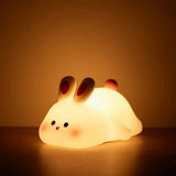 Silicone Night Light, Rechargeable Soft Light Lamp