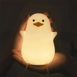 Silicone Night Light, Rechargeable Soft Light Lamp