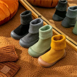 Socks-shoes for toddlers, warm non-slip shoes