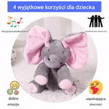 Musical Elephant, Hide-and-Seek Plush Toy