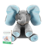 Musical Elephant, Peek-a-Boo Plush Toy