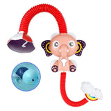 Bath Elephant, shower head with water