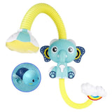 Bath Elephant, shower head with water
