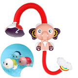 Bath Elephant, showerhead with water