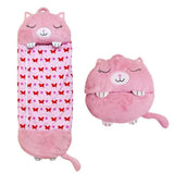 2-in-1 Plush Sleeping Bag with Plush Toy – Sleeping Bag for Kids