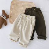 Casual Pants for Boys, Elastic Waist