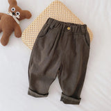 Casual Pants for Boys, Elastic Waist