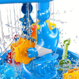 Sand and Water Play Table, 3-Tier Sensory Table for Outdoor Play