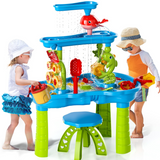 Children's Play Table – 3 Levels, Sand and Water