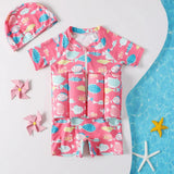 Swimsuit, UV50+ clothing with adjustable floats