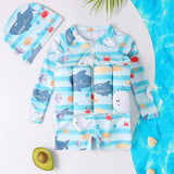 Swimsuit, UV50+ clothing with adjustable floats
