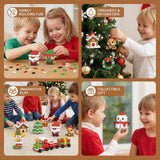 Christmas Block Figurines, Creative Building Set