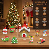 Christmas Block Figurines, Creative Building Set