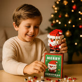 Christmas Block Figurines, Creative Building Set