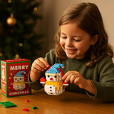 Christmas Block Figurines, Creative Building Set