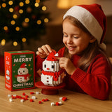 Christmas Block Figurines, Creative Building Set
