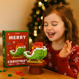 Christmas Block Figurines, Creative Building Set