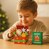 Christmas Block Figurines, Creative Building Set