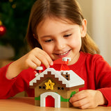 Christmas Block Figurines, Creative Building Set