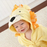 Baby Bathrobe, Soft and Absorbent Bathrobe with Animal Print