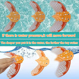 Flying submarine toy, self-propelled pool toy
