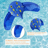 Flying underwater toy, self-propelled pool toy
