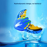 Flying underwater toy, self-propelled pool toy