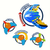 Flying underwater toy, self-propelled pool toy