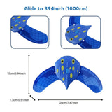 Flying underwater toy, self-propelled pool toy