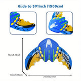 Flying underwater toy, self-propelled pool toy