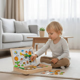 Montessori 2-in-1 Drawing Board – Magnetic Board and Chalkboard