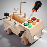 Montessori Sensory Board – Interactive Toy to Develop Motor Skills