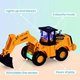 Dancing Excavator – Interactive Toy with Lights and Music
