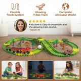 Dinosaur Racing Track, Flexible Light-Up Track