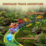 Dinosaur Racing Track, Flexible Light-Up Track
