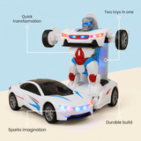 Transformable Robot Vehicle – Creative Toy for Children