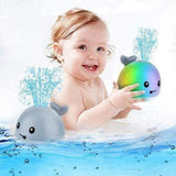 Light-Up Bath Whale, Aquatic Sprayer Toy