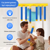 Suspended reflex training game, toy developing hand-eye coordination