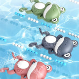 Frog-shaped bath toy, non-toxic plastic water toy