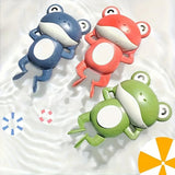 Frog-shaped bath toy, non-toxic plastic water toy